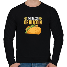 PRINTFASHION BITCOIN 4 EVER 74 - Férfi pulóver - Fekete