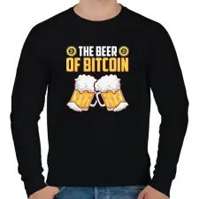 PRINTFASHION BITCOIN 4 EVER 76 - Férfi pulóver - Fekete női pulóver, kardigán