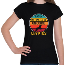 PRINTFASHION BITCOIN 4 EVER 78 - Női póló - Fekete női póló