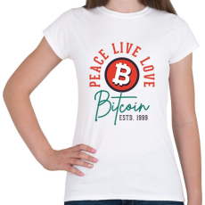 PRINTFASHION BITCOIN 4 EVER 79 - Női póló - Fehér
