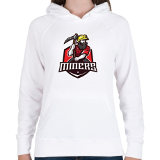 PRINTFASHION BITCOIN 4 EVER 80 - Női kapucnis pulóver - Fehér