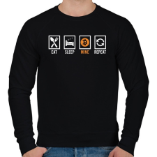 PRINTFASHION BITCOIN 4 EVER 83 - Férfi pulóver - Fekete női pulóver, kardigán