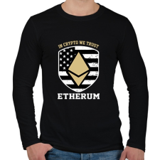 PRINTFASHION BITCOIN 4 EVER 92 - Férfi hosszú ujjú póló - Fekete férfi póló