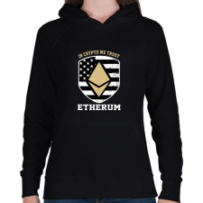 PRINTFASHION BITCOIN 4 EVER 92 - Női kapucnis pulóver - Fekete női pulóver, kardigán