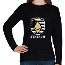 PRINTFASHION BITCOIN 4 EVER 92 - Női pulóver - Fekete női pulóver, kardigán