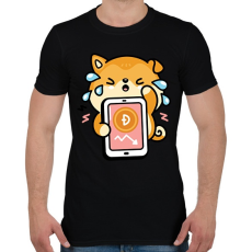 PRINTFASHION BITCOIN 4EVER 18 - Férfi póló - Fekete