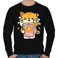 PRINTFASHION BITCOIN 4EVER 18 - Férfi pulóver - Fekete női pulóver, kardigán