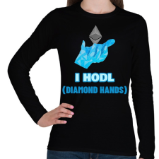 PRINTFASHION BITCOIN 4EVER 29 - Női hosszú ujjú póló - Fekete női póló