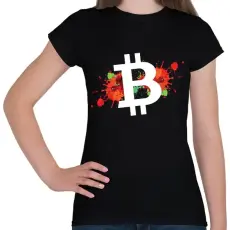 PRINTFASHION BITCOIN 4EVER 30 - Női póló - Fekete