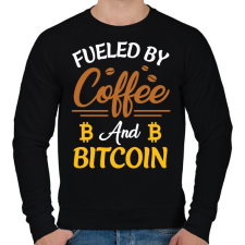 PRINTFASHION BITCOIN 4EVER - Férfi pulóver - Fekete női pulóver, kardigán