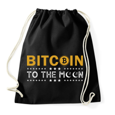 PRINTFASHION bitcoin 96 - Sportzsák, Tornazsák - Fekete