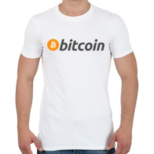 PRINTFASHION bitcoin logo - Férfi póló - Fehér férfi póló