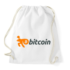 PRINTFASHION Bitcoin - Sportzsák, Tornazsák - Fehér tornazsák