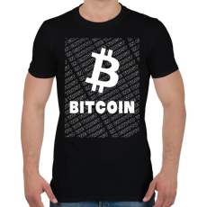 PRINTFASHION Bitcoin Trader - Férfi póló - Fekete