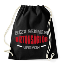 PRINTFASHION Biztonsági őr vagyok - Sportzsák, Tornazsák - Fekete