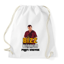 PRINTFASHION bízz bennem profi vagyok - Sportzsák, Tornazsák - Fehér tornazsák