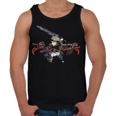 PRINTFASHION Black Clover Asta - Férfi atléta - Fekete