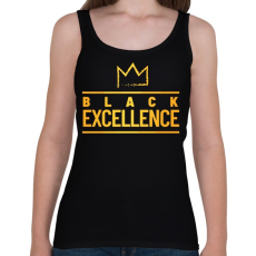 PRINTFASHION Black excellence - Női atléta - Fekete