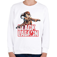 PRINTFASHION Black Lagoon - Gyerek pulóver - Fehér gyerek pulóver, kardigán