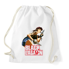 PRINTFASHION Black lagoon - Sportzsák, Tornazsák - Fehér tornazsák
