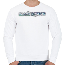 PRINTFASHION black mirror - Férfi pulóver - Fehér férfi pulóver, kardigán