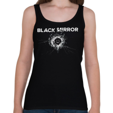 PRINTFASHION Black mirror - Női atléta - Fekete