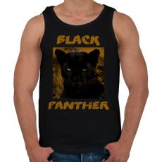 PRINTFASHION BLACK PANTHER - Férfi atléta - Fekete
