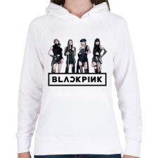 PRINTFASHION Blackpink - Női kapucnis pulóver - Fehér női pulóver, kardigán