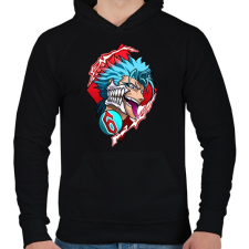 PRINTFASHION Bleach - Férfi kapucnis pulóver - Fekete férfi pulóver, kardigán