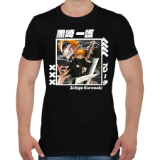PRINTFASHION bleach ichigo - Férfi póló - Fekete férfi póló