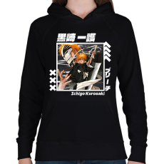PRINTFASHION bleach ichigo - Női kapucnis pulóver - Fekete