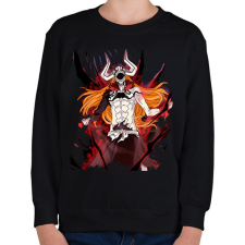 PRINTFASHION Bleach Kurosaki Ichigo  - Gyerek pulóver - Fekete gyerek pulóver, kardigán