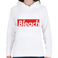 PRINTFASHION Bleach - Női kapucnis pulóver - Fehér női pulóver, kardigán