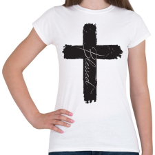 PRINTFASHION BlessedBlack - Női póló - Fehér női póló