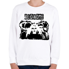 PRINTFASHION blondie bw - Gyerek pulóver - Fehér gyerek pulóver, kardigán