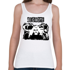 PRINTFASHION blondie bw  - Női atléta - Fehér női trikó