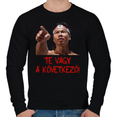 PRINTFASHION Bloodsport - Chong Li - Férfi pulóver - Fekete