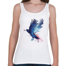 PRINTFASHION Bloody crow - Női atléta - Fehér