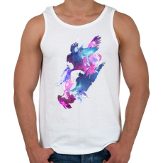 PRINTFASHION Bloody fight - Férfi atléta - Fehér