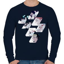 PRINTFASHION Blue Exorcist - Férfi pulóver - Sötétkék férfi pulóver, kardigán