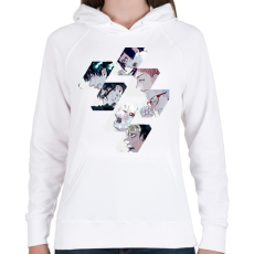 PRINTFASHION Blue Exorcist - Női kapucnis pulóver - Fehér