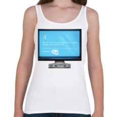 PRINTFASHION BLUE SCREEN  - Női atléta - Fehér