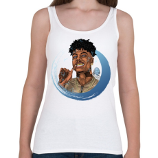 PRINTFASHION Blueface - Női atléta - Fehér