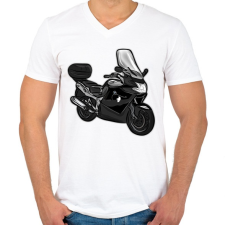 PRINTFASHION bmw1 - Férfi V-nyakú póló - Fehér férfi póló