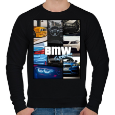 PRINTFASHION BMW 4 life - Férfi pulóver - Fekete női pulóver, kardigán