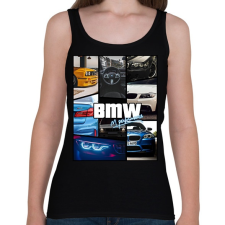 PRINTFASHION BMW 4 life - Női atléta - Fekete női trikó