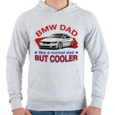 PRINTFASHION BMW Dad - Férfi kapucnis pulóver - Sport szürke