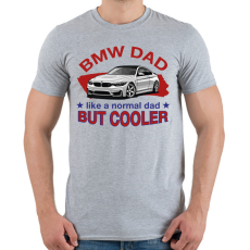 PRINTFASHION BMW Dad - Férfi póló - Sport szürke