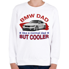 PRINTFASHION BMW Dad - Gyerek pulóver - Fehér gyerek pulóver, kardigán
