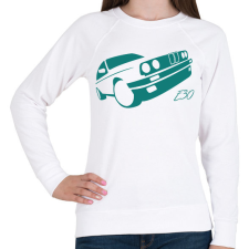 PRINTFASHION Bmw e30 03 - Női pulóver - Fehér női pulóver, kardigán